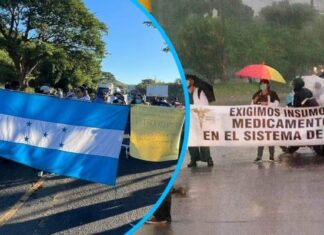 Personal de salud nuevamente realiza tomas en SPS y advierten que lo harán a nivel nacional