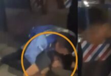 Policía Nacional detiene brutalmente a un hombre en Olanchito, Yoro