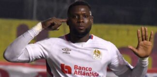Con un gol de Yustin Arboleda, Olimpia vence al Honduras Progreso y sigue líder en el Clausura hondureño