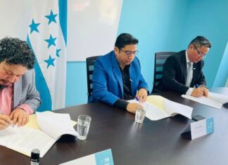 La Secretaría de Energía y la ENEE firman convenio con el INE