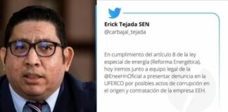 La ENEE presentará ante la Uferco nueva denuncia por corrupción en contrato de EEH