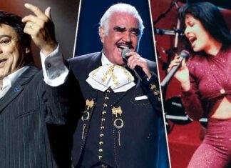 Vicente Fernández Juan Gabriel y Selena, entre los 200 mejores cantantes de la historia