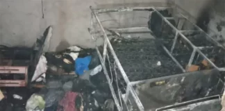 ¡Calcinado! Fallece un hombre en incendio estructural en Olancho