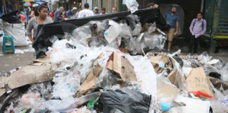 Unas 120 toneladas de basura dejan festejos de fin de año en el Distrito Central