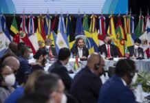 El canciller argentino recibe a los asistentes a la Cumbre de la Celac