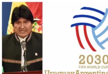 Argentina respalda a Bolivia como subsede del Mundial 2030, según Evo Morales