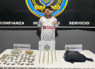 DIPAMPCO Captura a gatillero de la Mara MS-13, en Potrerillos, Cortés