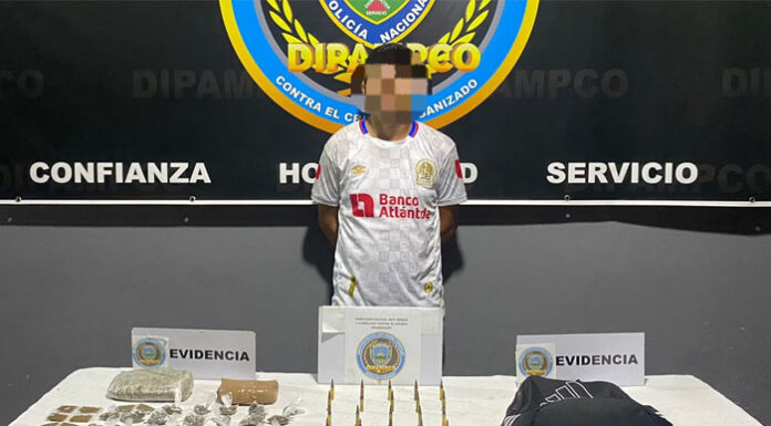 DIPAMPCO Captura a gatillero de la Mara MS-13, en Potrerillos, Cortés