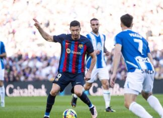 El Espanyol impugna el derbi por alineación indebida de Robert Lewandowski