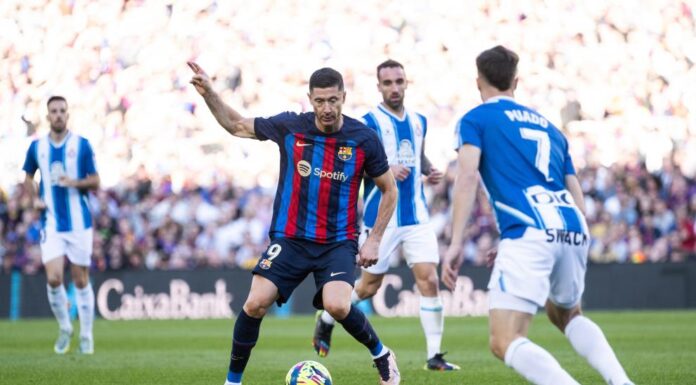 El Espanyol impugna el derbi por alineación indebida de Robert Lewandowski