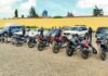 Policía Nacional interviene taller mecánico en SPS y recupera 13 motocicletas que habían sido robadas