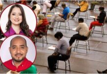 Por supuestas irregularidades en nombramiento de plazas, grupo de maestros presentan denuncia contra Daniel Sponda y la diputada Scherly Arriaga