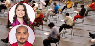 Por supuestas irregularidades en nombramiento de plazas, grupo de maestros presentan denuncia contra Daniel Sponda y la diputada Scherly Arriaga