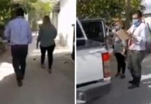 Funcionarios del Hospital Escuela llegan a casa de enfermera incapacitada para despedirla