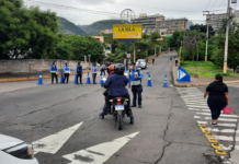 Continúan vigentes los anillos de seguridad en los alrededores del Congreso Nacional y Centro de Tegucigalpa, previo a la elección de la CSJ