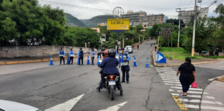 Continúan vigentes los anillos de seguridad en los alrededores del Congreso Nacional y Centro de Tegucigalpa, previo a la elección de la CSJ