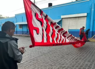 Empleados del SANAA se movilizan hacia Casa Presidencial