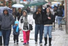 Frente frío ya se siente en gran parte del territorio nacional