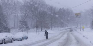 El sur de California bajo una inusual tormenta de lluvia y nieve