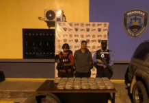 Agentes policiales decomisan 37 paquetes de supuesta marihuana en El Negrito, Yoro