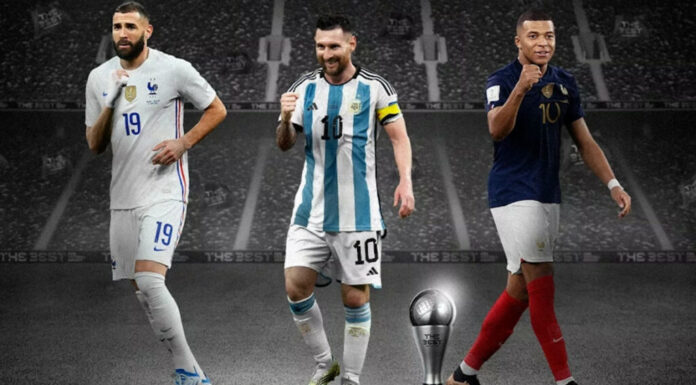 Karim Benzema, Kylian Mbappé y Lionel Messi, finalistas al Mejor jugador de la FIFA