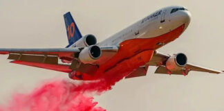 El mayor avión antincendios del mundo llega al arrasado sur de Chile