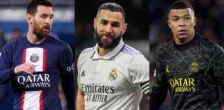 Messi, Benzema y Mbappé, finalistas para el premio The Best de la FIFA
