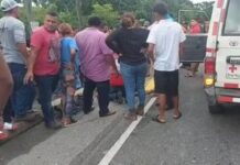 Tres personas pierden la vida en accidente vial en Cortés