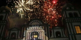 Varias calles de la capital se encuentran cerradas por la alborada a la Virgen de Suyapa