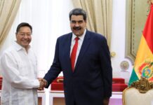 Maduro y Arce buscan «consolidar hermandad» entre Venezuela y Bolivia