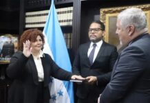 Taryn Moreno jura como Embajadora de Honduras en Colombia