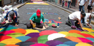 Presidenta de la Cámara de Turismo de Comayagua dice que se realizarán más de 50 alfombras multicolores en Semana Santa