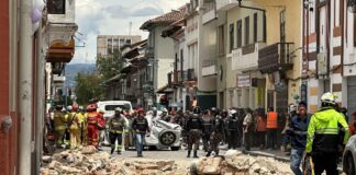 Asciende a 446 la cifra de heridos por sismo de 6,5 en Ecuador