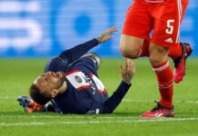 Neymar fue sometido con éxito a una cirugía en la rodilla izquierda