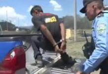 Policía Nacional detiene a 5 personas que participaron en la toma del segundo anillo de circunvalación en SPS