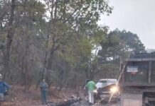 ¡Lamentable! Un motociclista y su acompañante fallecen en accidente vial en la carretera a Santa Lucía