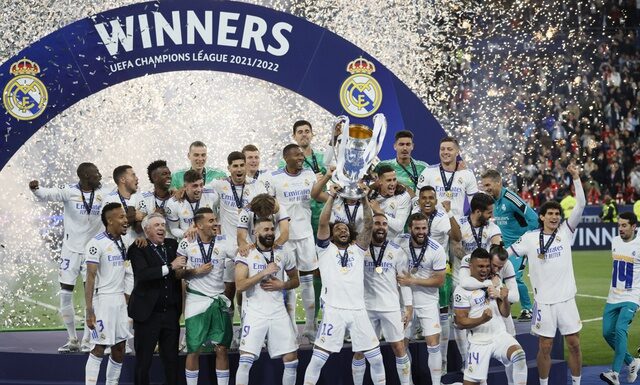 El Real Madrid, con 133,7 millones €, el que más ganó en ‘Champions’ 2021-22
