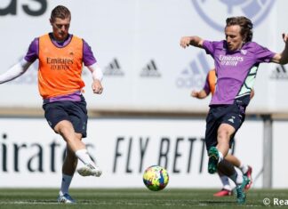 El Real Madrid prepara la cita en Girona con la visita de Totti