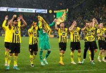 El Borussia Dortmund conquista el liderato de la Bundesliga al golear al Eintracht Fráncfurt
