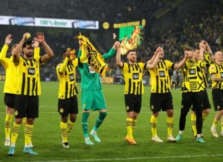 El Borussia Dortmund conquista el liderato de la Bundesliga al golear al Eintracht Fráncfurt