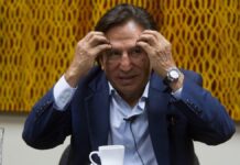 El expresidente Alejandro Toledo es trasladado en helicóptero para atender audiencia judicial en Lima, Perú