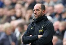 El Tottenham destituye a su entrenador interino tras un mes el banquillo