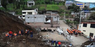 Asciende a 28 la cifra de fallecidos por alud en zona andina de Ecuador