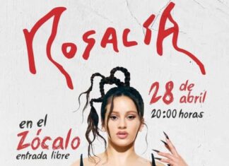Rosalía cierra gira por América con concierto en Zócalo de Ciudad de México
