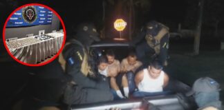 La DIPAMPCO captura a 4 miembros de la MS-13 que pretendían realizar un homicidio múltiple