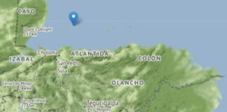 Sismo de 4.4 grados en la escala de Richter se reportó este sábado en Tela, Atlántida