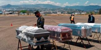 Inicia la repatriación de los cuerpos de seis migrantes hondureños fallecidos en México