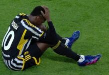 Pogba vuelve a ser titular 390 días después y se retira lesionado en el minuto 21