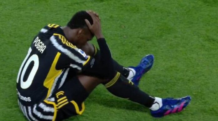 Pogba vuelve a ser titular 390 días después y se retira lesionado en el minuto 21