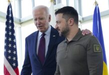 Biden dice que Zelenski le ha garantizado que Ucrania no usará los F-16 en territorio ruso